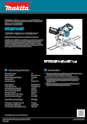 Scies à onglets sans fil Makita DLS714N