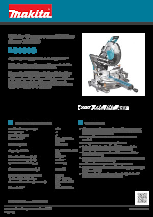 Scies à onglets sans fil Makita LS003G