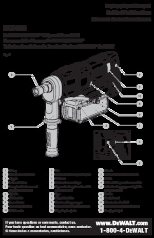 Marteaux rotatifs sans fil SDS DEWALT DCD150Z2