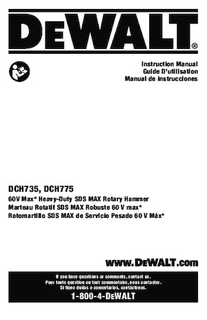 Marteaux rotatifs sans fil SDS DEWALT DCH735X2