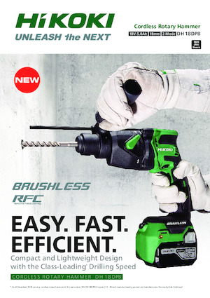 Marteaux rotatifs sans fil SDS HiKOKI DH18DPB