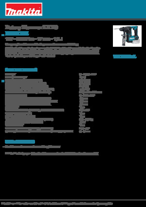 Marteaux rotatifs sans fil SDS Makita DHR171Z