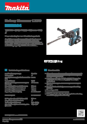 Marteaux rotatifs sans fil SDS Makita DHR264