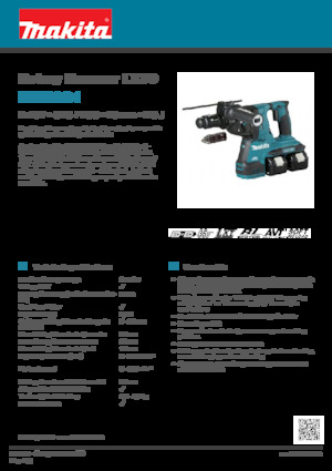 Marteaux rotatifs sans fil SDS Makita DHR281