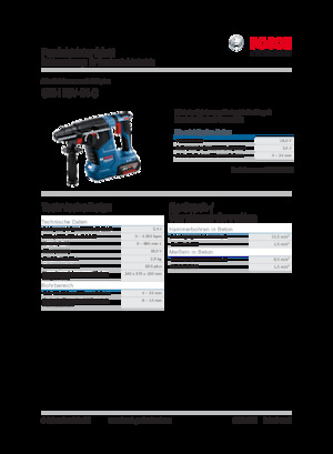 Marteaux rotatifs sans fil SDS Bosch GBH 18V-24 C 