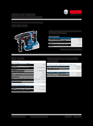 Marteaux rotatifs sans fil SDS Bosch GBH 18V-24 C 