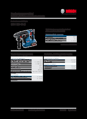 Marteaux rotatifs sans fil SDS Bosch GBH 18V-24 C 