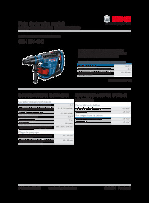 Marteaux rotatifs sans fil SDS Bosch GBH 18V-40 C