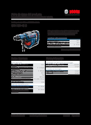 Marteaux rotatifs sans fil SDS Bosch GBH 18V-45 C