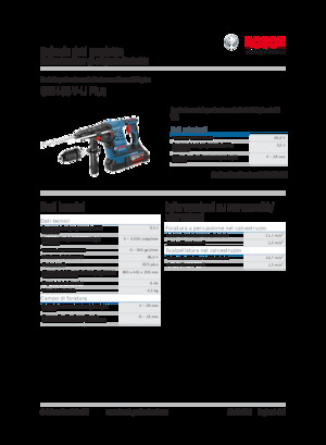 Marteaux rotatifs sans fil SDS Bosch GBH 36 V-LI Plus