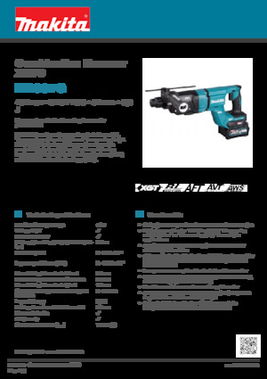 Marteaux rotatifs sans fil SDS Makita HR007G