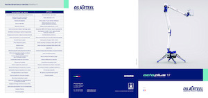 Nacelles à bras articulés sur chenilles Oil & Steel Octoplus 17