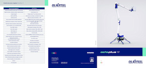 Nacelles à bras articulés sur chenilles Oil & Steel Octoplus 17