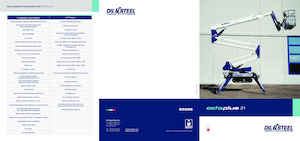 Nacelles à bras articulés sur chenilles Oil & Steel Octoplus 21