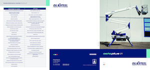 Nacelles à bras articulés sur chenilles Oil & Steel Octoplus 21
