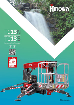 Nacelles à bras articulés sur chenilles Hinowa TeleCrawler 13S