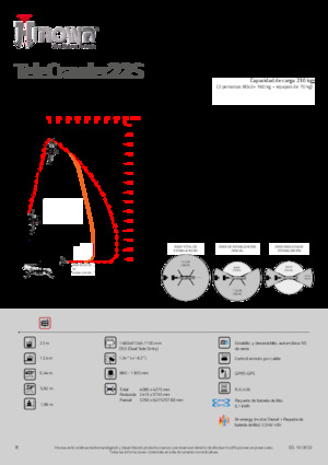 Nacelles à bras articulés sur chenilles Hinowa TeleCrawler 22S