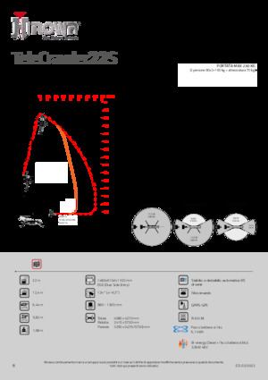 Nacelles à bras articulés sur chenilles Hinowa TeleCrawler 22S