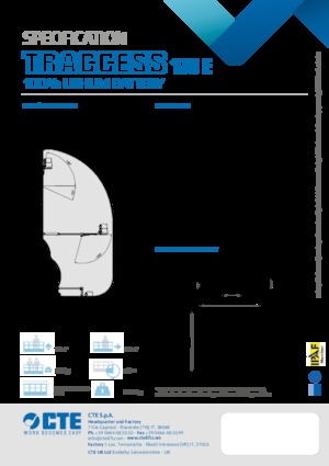 Nacelles à bras articulés sur chenilles CTE Traccess 170 E