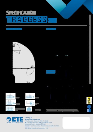 Nacelles à bras articulés sur chenilles CTE Traccess 230