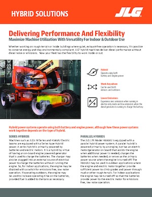 Nacelles à bras articulés sur chenilles JLG X600AJ