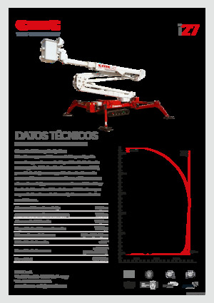 Nacelles à bras articulés sur chenilles CMC i27
