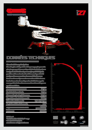 Nacelles à bras articulés sur chenilles CMC i27