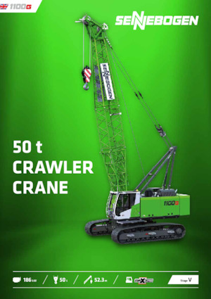 Grues à chenilles - flèche treillis Sennebogen 1100G