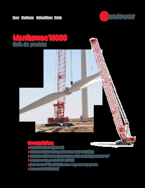 Grues à chenilles - flèche treillis Manitowoc 16000