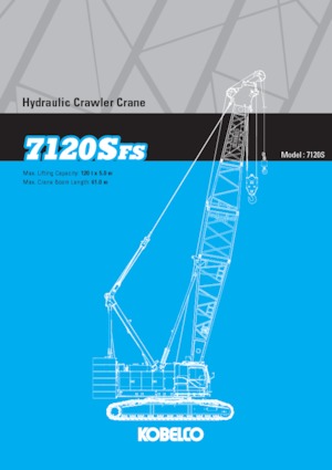 Grues à chenilles - flèche treillis Kobelco 7120SFS