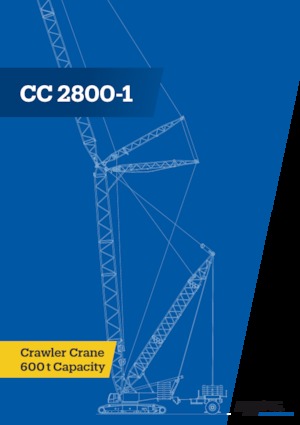 Grues à chenilles - flèche treillis Demag CC 2800-1