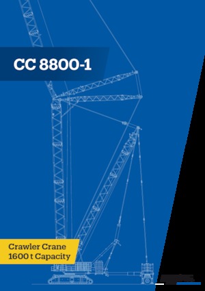 Grues à chenilles - flèche treillis Demag CC 8800-1