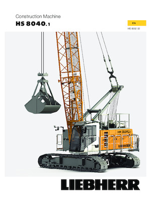 Grues à chenilles - flèche treillis Liebherr HS 8040.1
