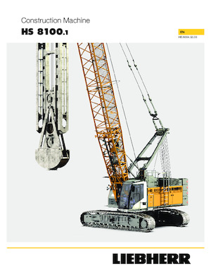 Grues à chenilles - flèche treillis Liebherr HS 8100.1 