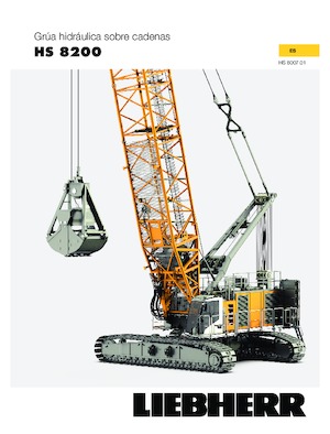 Grues à chenilles - flèche treillis Liebherr HS 8200