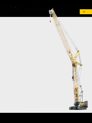 Grues à chenilles - flèche treillis Liebherr LR 1110 