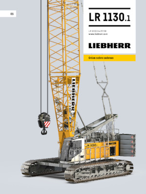 Grues à chenilles - flèche treillis Liebherr LR 1130.1