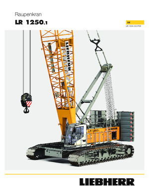 Grues à chenilles - flèche treillis Liebherr LR 1250.1