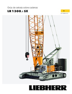 Grues à chenilles - flèche treillis Liebherr LR 1300.1 SX 