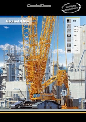 Grues à chenilles - flèche treillis Liebherr LR 1800-1.0