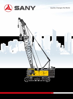 Grues à chenilles - flèche treillis Sany SCC550E