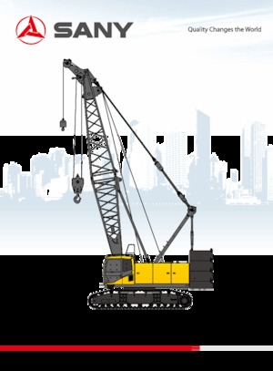 Grues à chenilles - flèche treillis Sany SCC750E
