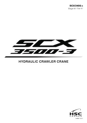 Grues à chenilles - flèche treillis Hitachi Sumitomo SCX3500-3