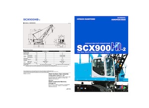 Grues à chenilles - flèche treillis Hitachi Sumitomo SCX900HD-2