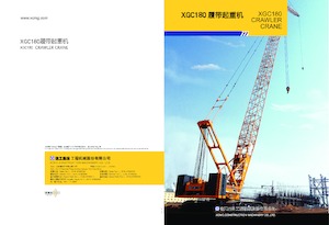 Grues à chenilles - flèche treillis XCMG XGC180