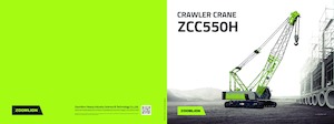 Grues à chenilles - flèche treillis Zoomlion ZCC550H-1