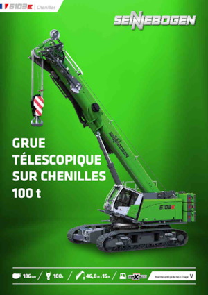 Grues à chenilles téléscopique Sennebogen 6103 E