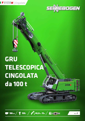 Grues à chenilles téléscopique Sennebogen 6103 E