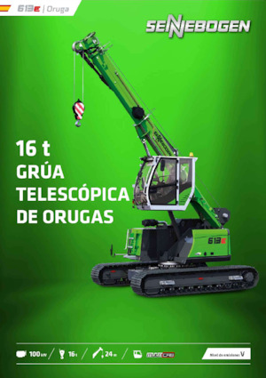Grues à chenilles téléscopique Sennebogen 613E