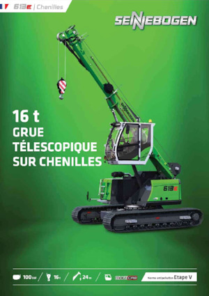 Grues à chenilles téléscopique Sennebogen 613E